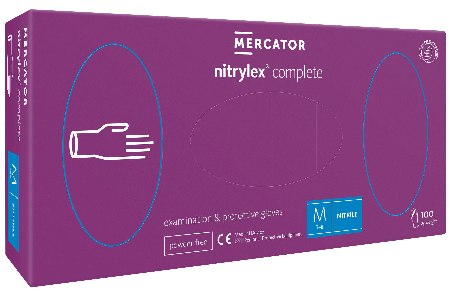 Nitrilové rukavice nitrylex complete 100ks
