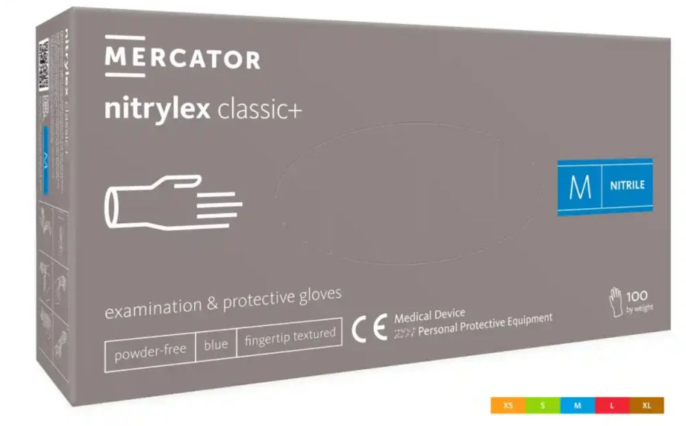 Nitrilové rukavice nitrylex classic + 100ks