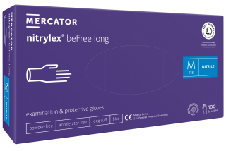 Nitrilové dlhé rukavice nitrylex beFree long 100ks