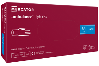 Latexové rukavice ambulance high risk 50ks