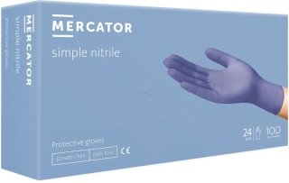 Nitrilové rukavice simple nitrile 100ks modré